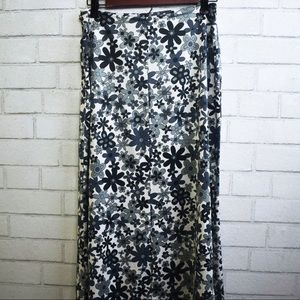 Vintage Jane Baar Daisy Floral Maxi Skirt